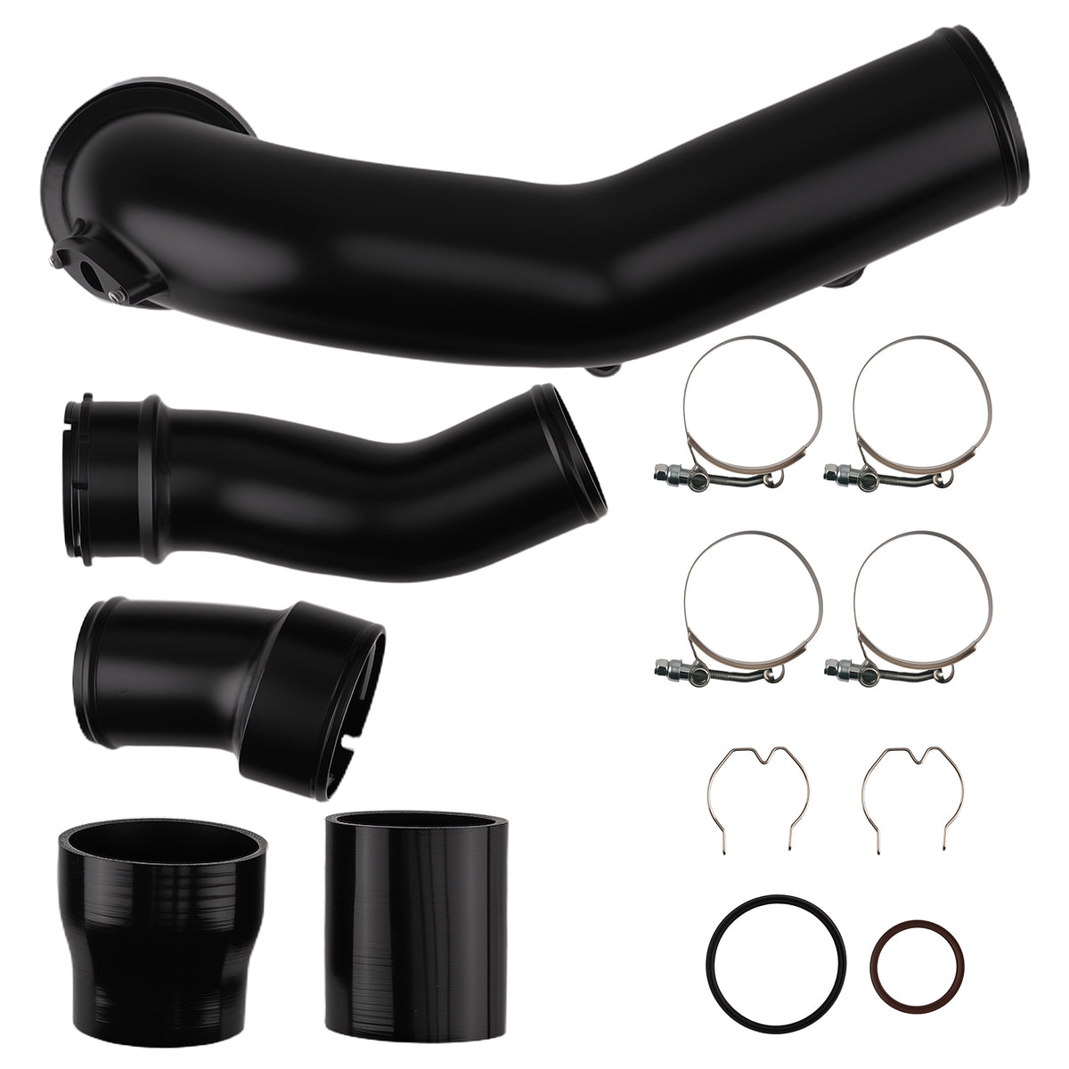 Charge Pipe Kit compatible For BMW N55 535i 640i 740Li F10 F12 f13 3.0L Aluminum