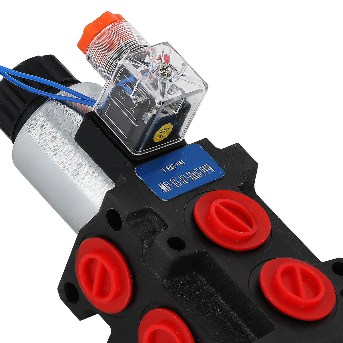 Hydraulic Solenoid Selector/Diverter Valve 13 GPM 12v DC 10 SAE 6 Ports