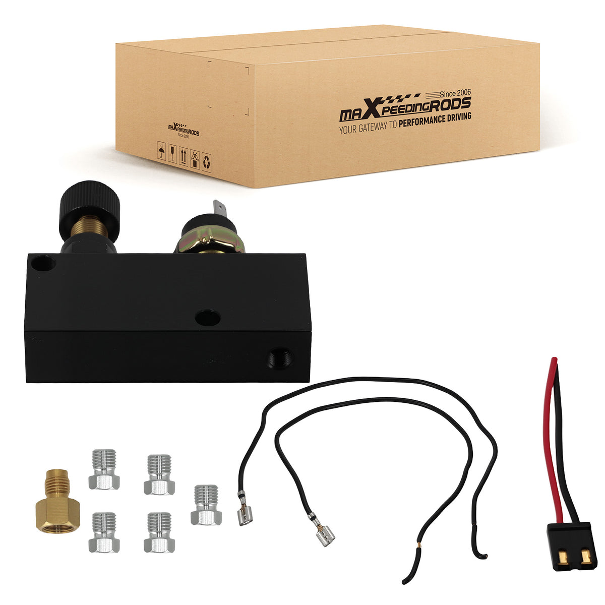 Proportioning Valve Kit compatible For GMC Trucks 1960-1966 Brake Distribution Block