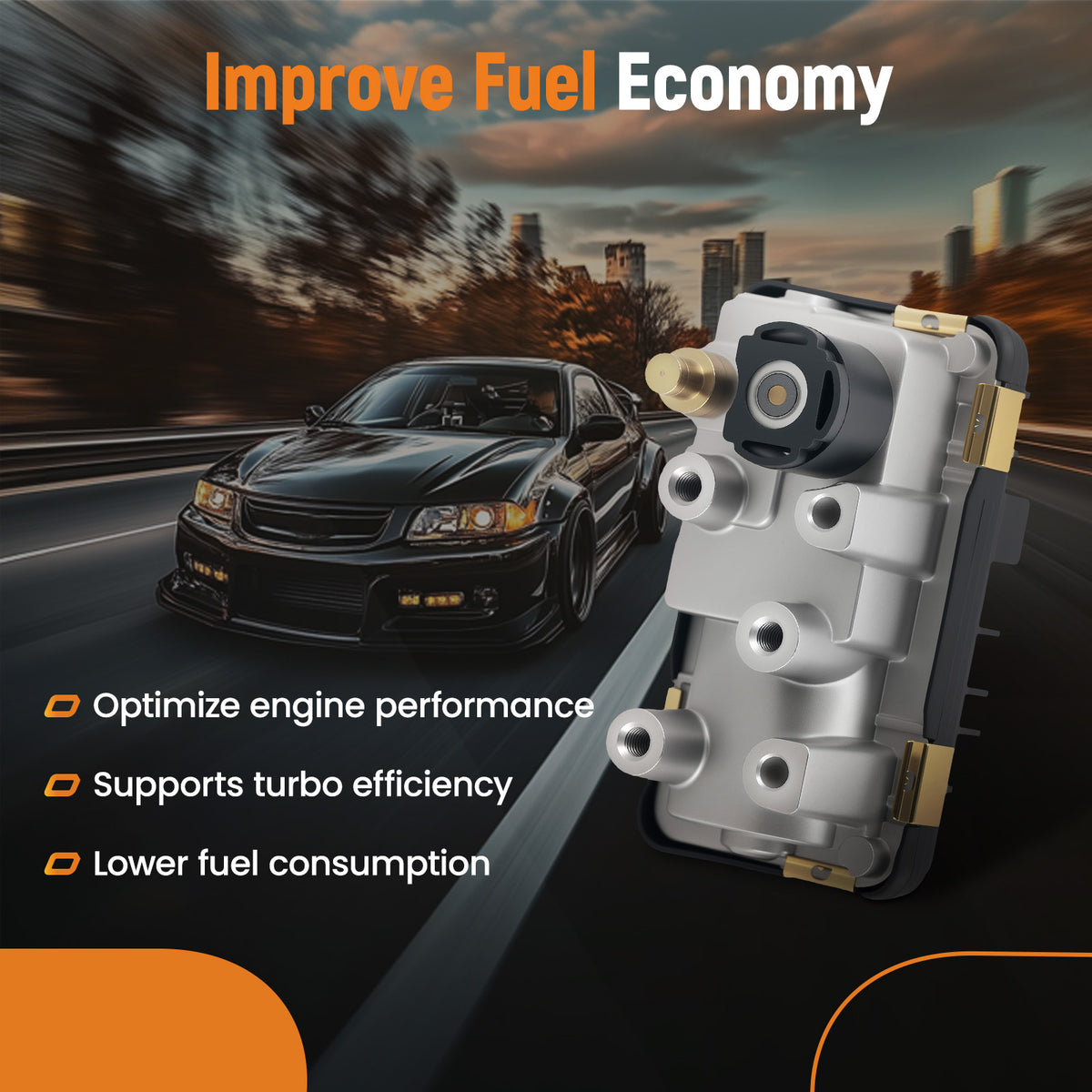 Electric Turbo Wastegate Actuator compatible For JMC JX4G20A5L 103 KW GTD1446V Turbocharger