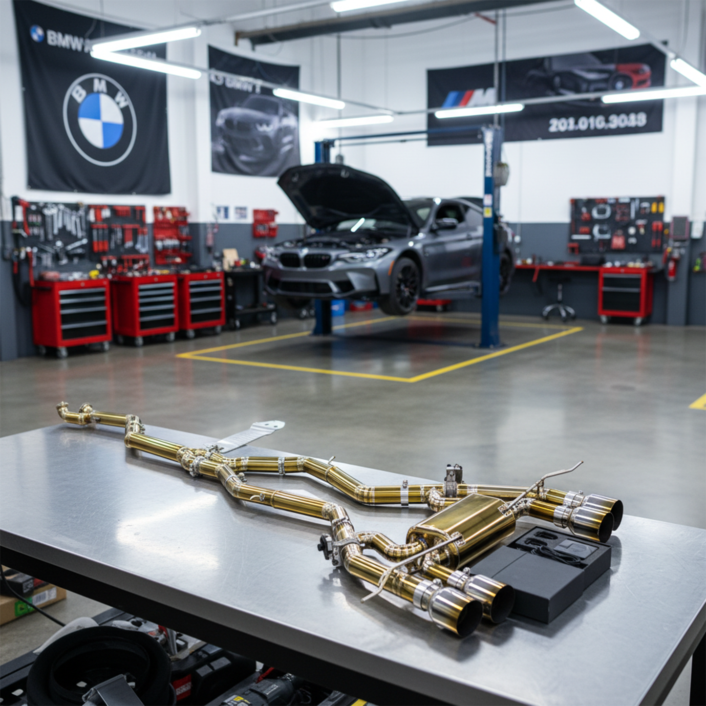 Valved Titanium Catback Exhaust System for BMW M3 M4 G80 G82 3.0T