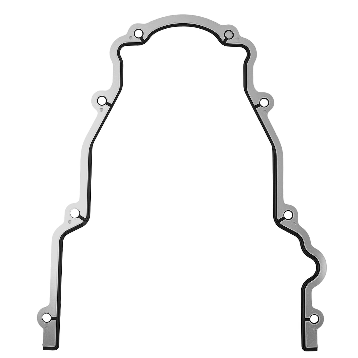 Aluminum Front Timing Cover w/Gaskets compatible For GM Gen III LS1 LS6 4.8L 5.3L 5.7L 6.0L