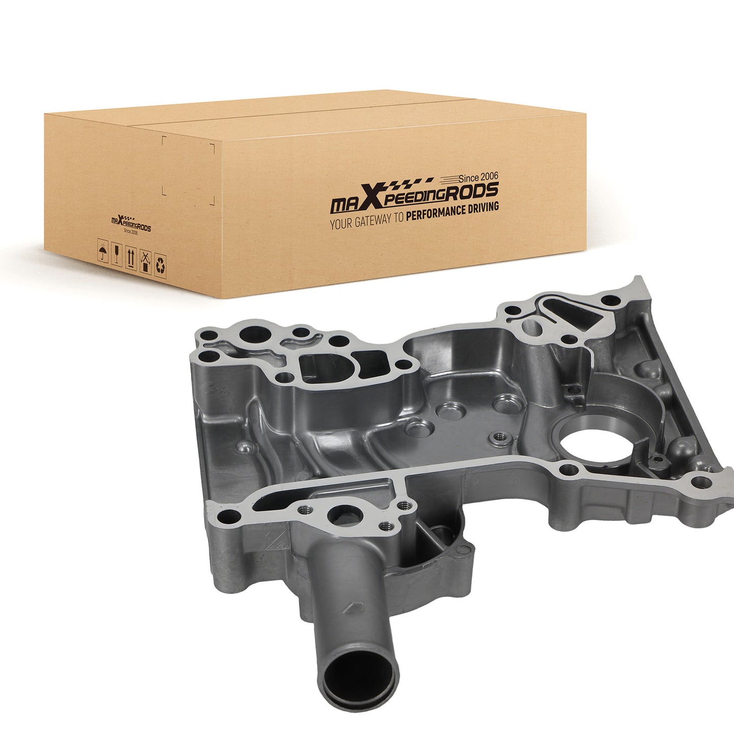 Engine Front Housing compatible For Toyota Pickup 2.4L 1985-1995 308-58033 Aluminum