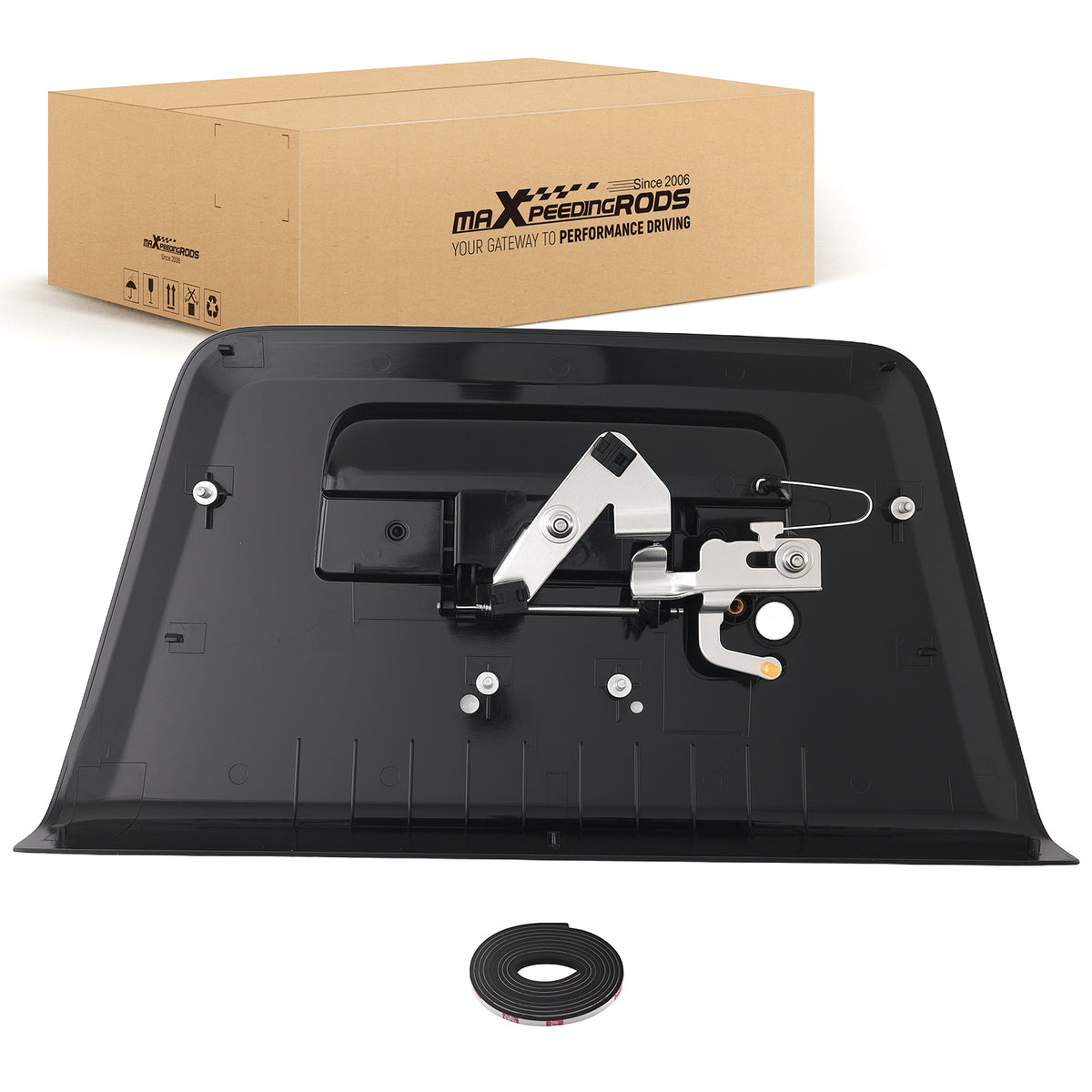 Black Rear Tailgate Handle compatible For Nissan Frontier 2005-2010 NI1915109 Plastic
