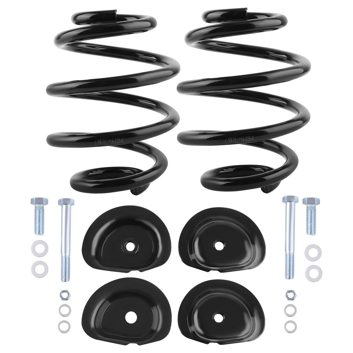 5 Lowering Coil Springs Drop Kit compatible For Chevy C10 compatible For GMC C15 Pickup 2WD 1963-1972
