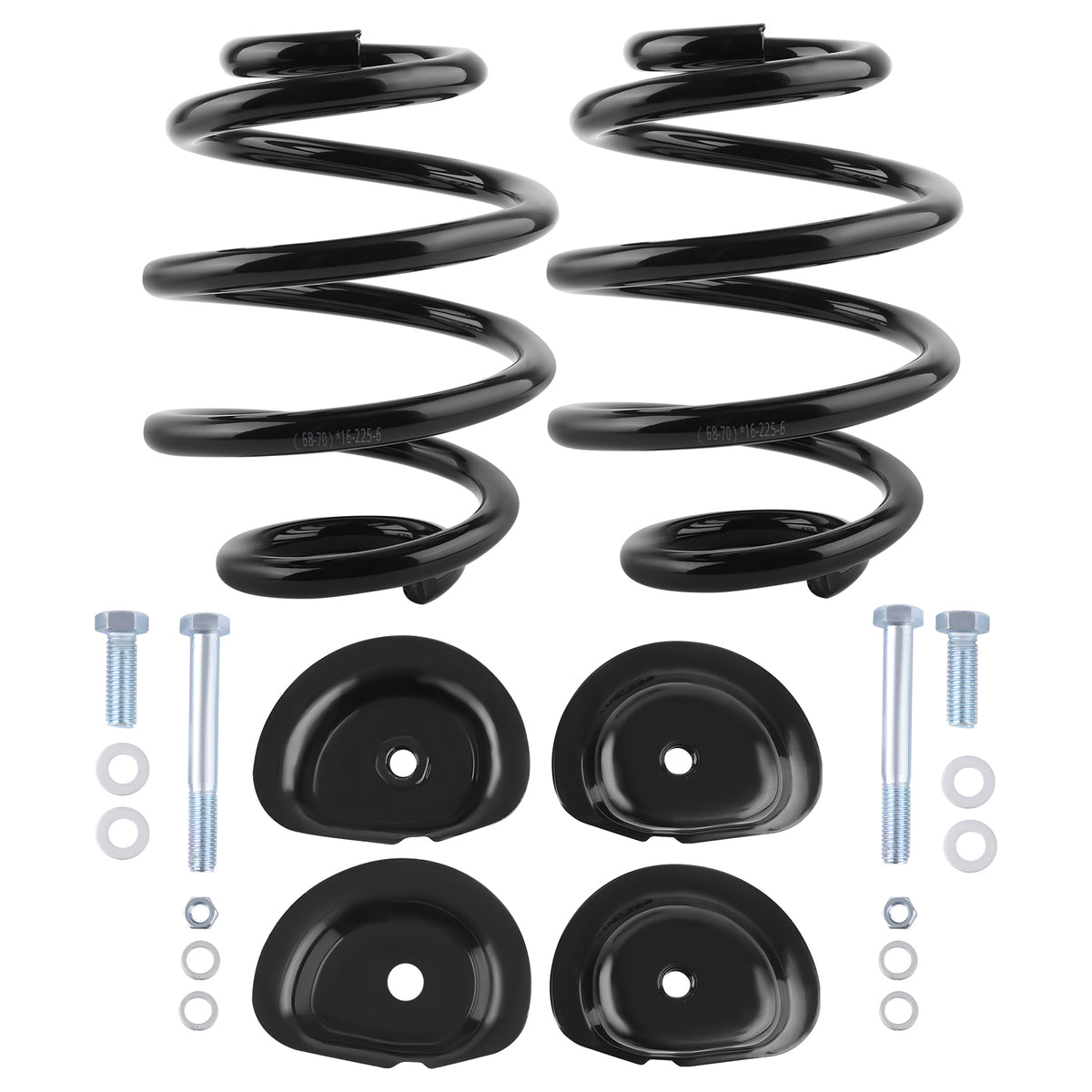 5 Lowering Coil Springs Drop Kit compatible For Chevy C10 compatible For GMC C15 Pickup 2WD 1963-1972