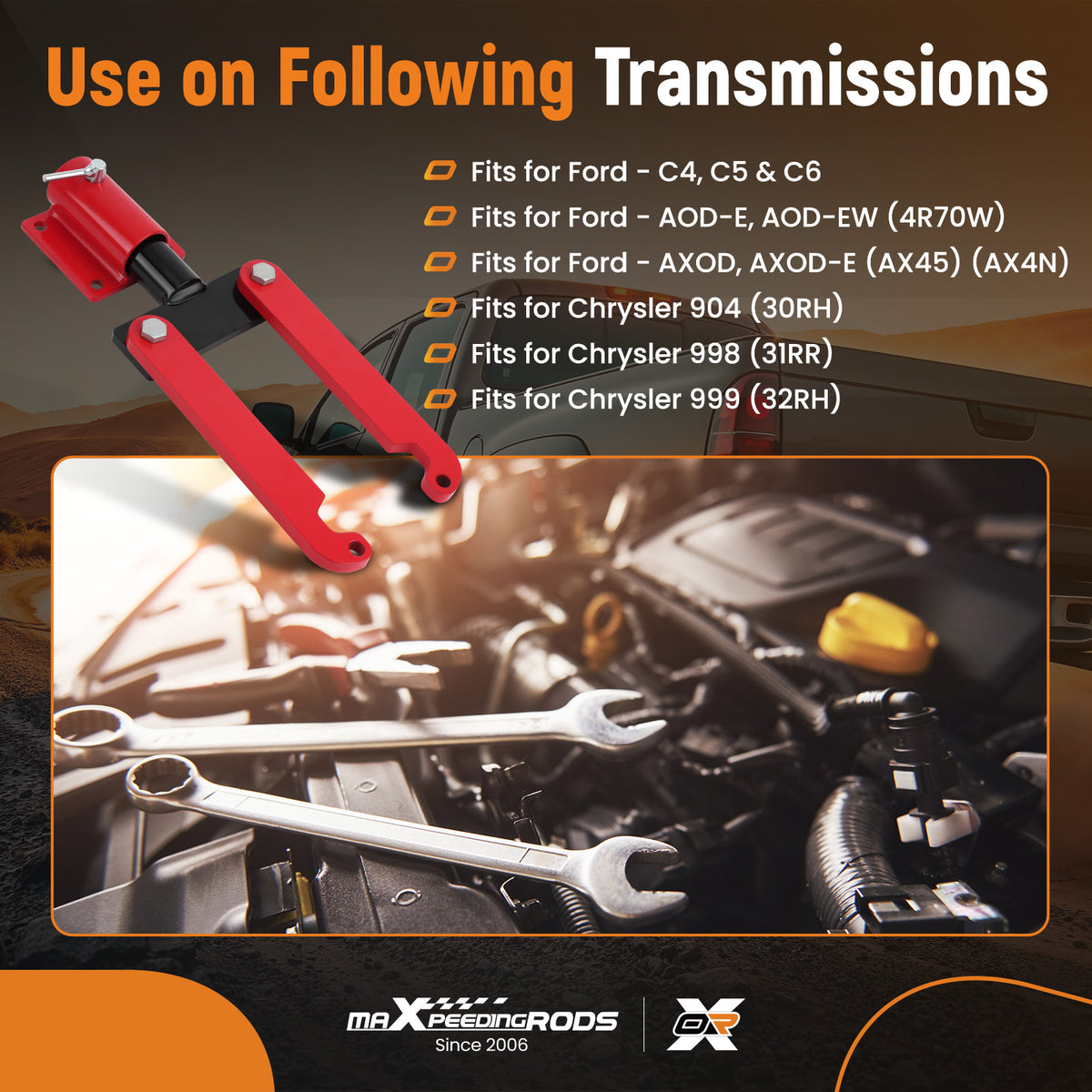 T-0156-A Transmission Holding Fixture Tool with Base compatible For Ford/Chrysler OTC 7020