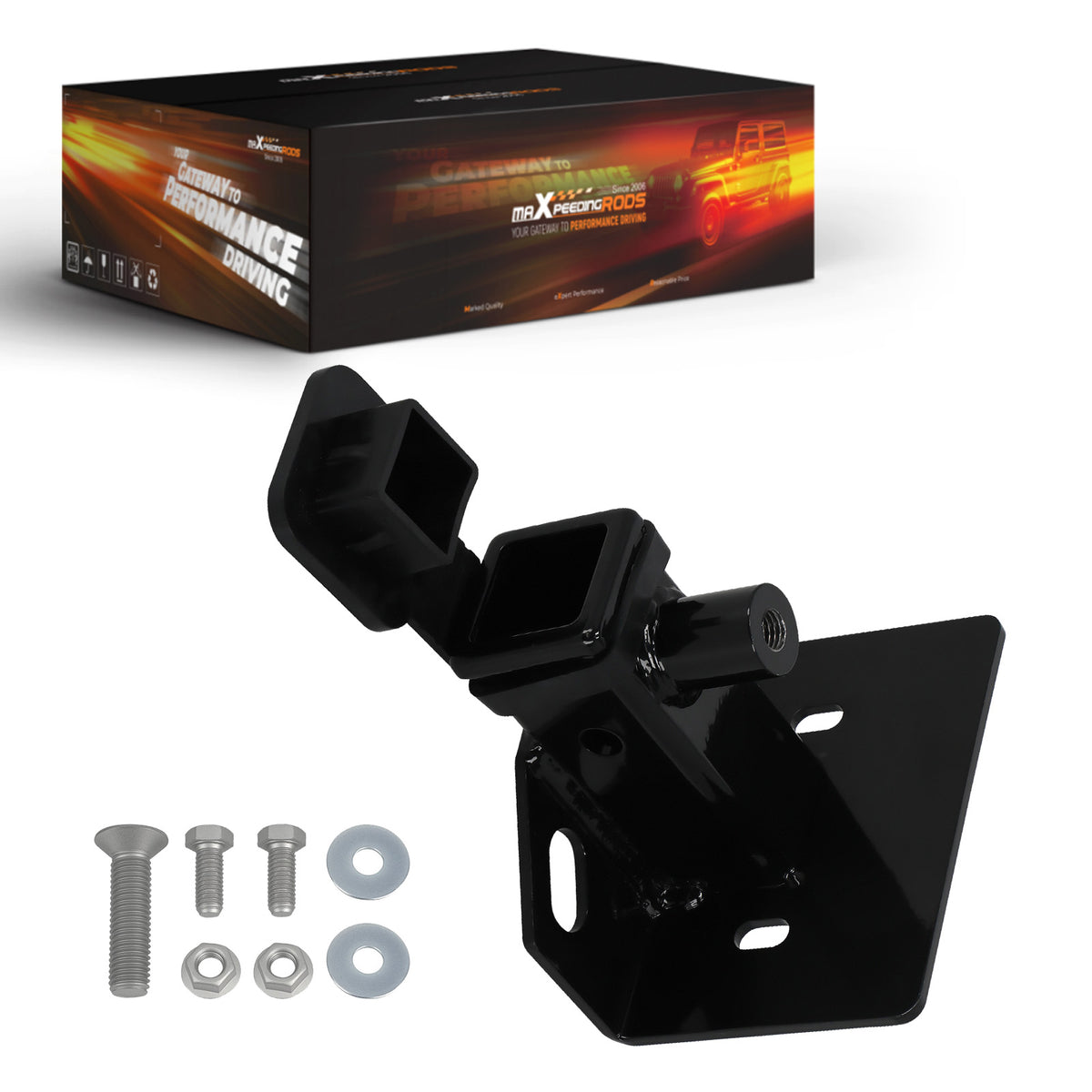 2" Trailer Hitch Receiver compatible For Dodge Dakota 05-2010 compatible For Mitsubishi Raider 2006-2009