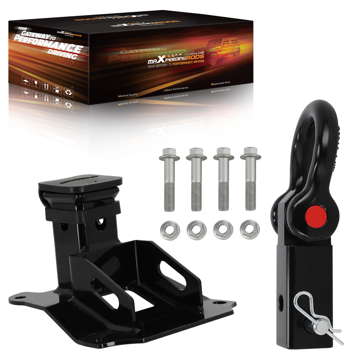 Rear 2" Trailer Hitch Receiver compatible For Honda Talon 1000X/1000R/1000-4 2019-24 Steel