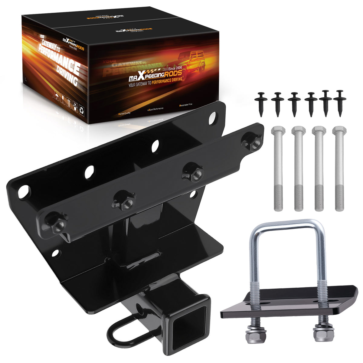 Class 3 Tow Hitch Receiver w/ Hitch Pin compatible For Jeep Commander Grand Cherokee 05-10