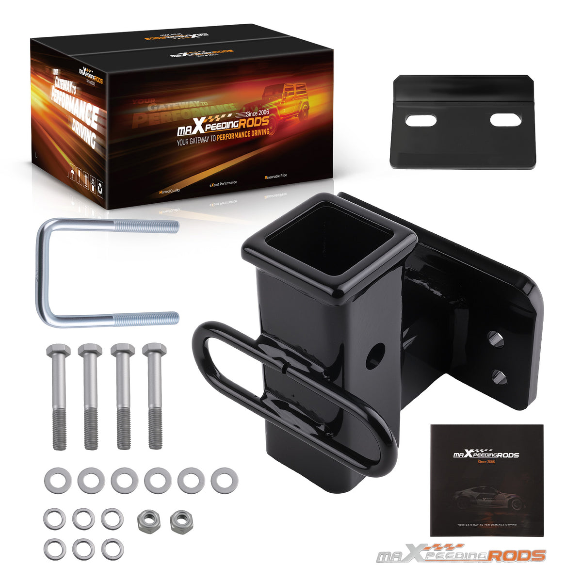 2" Rear Trailer Tow Hitch Receiver Kit compatible For Volkswagen Tiguan 2009-2017 Class 3