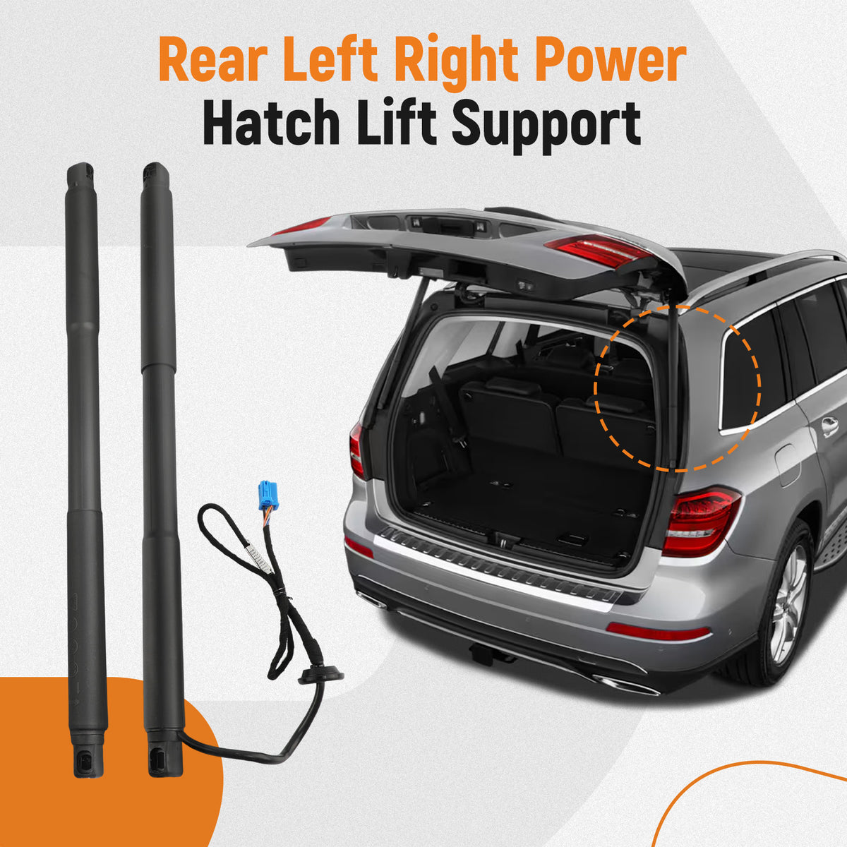 Rear LeftRight Trunk Lift Support Shocks compatible For Mercedes-Benz GL350 GL550 GLS450