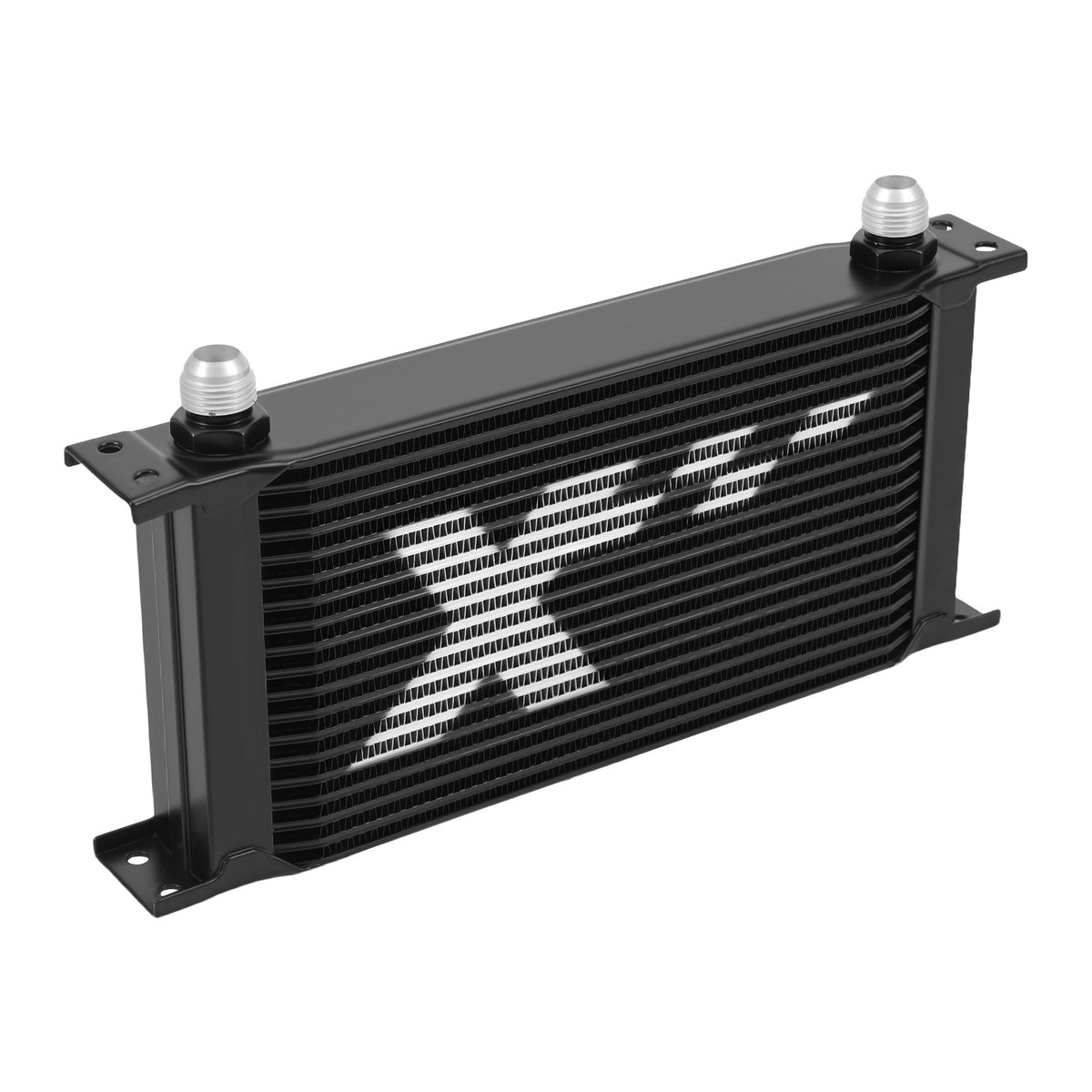 Universal Engine Oil Cooler 19 Row 10 AN Transmission Cooler Aluminum Black Kit