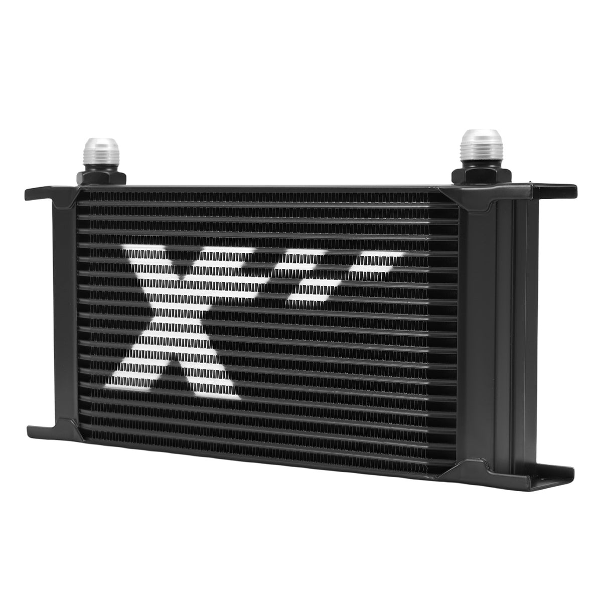 Universal Engine Oil Cooler 19 Row 10 AN Transmission Cooler Aluminum Black Kit