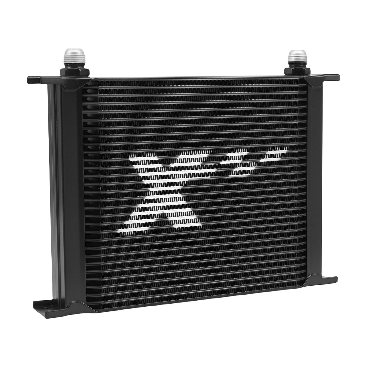 30 Row Aluminum Oil Cooler Kit Universal AN10 with Transmission Adapters