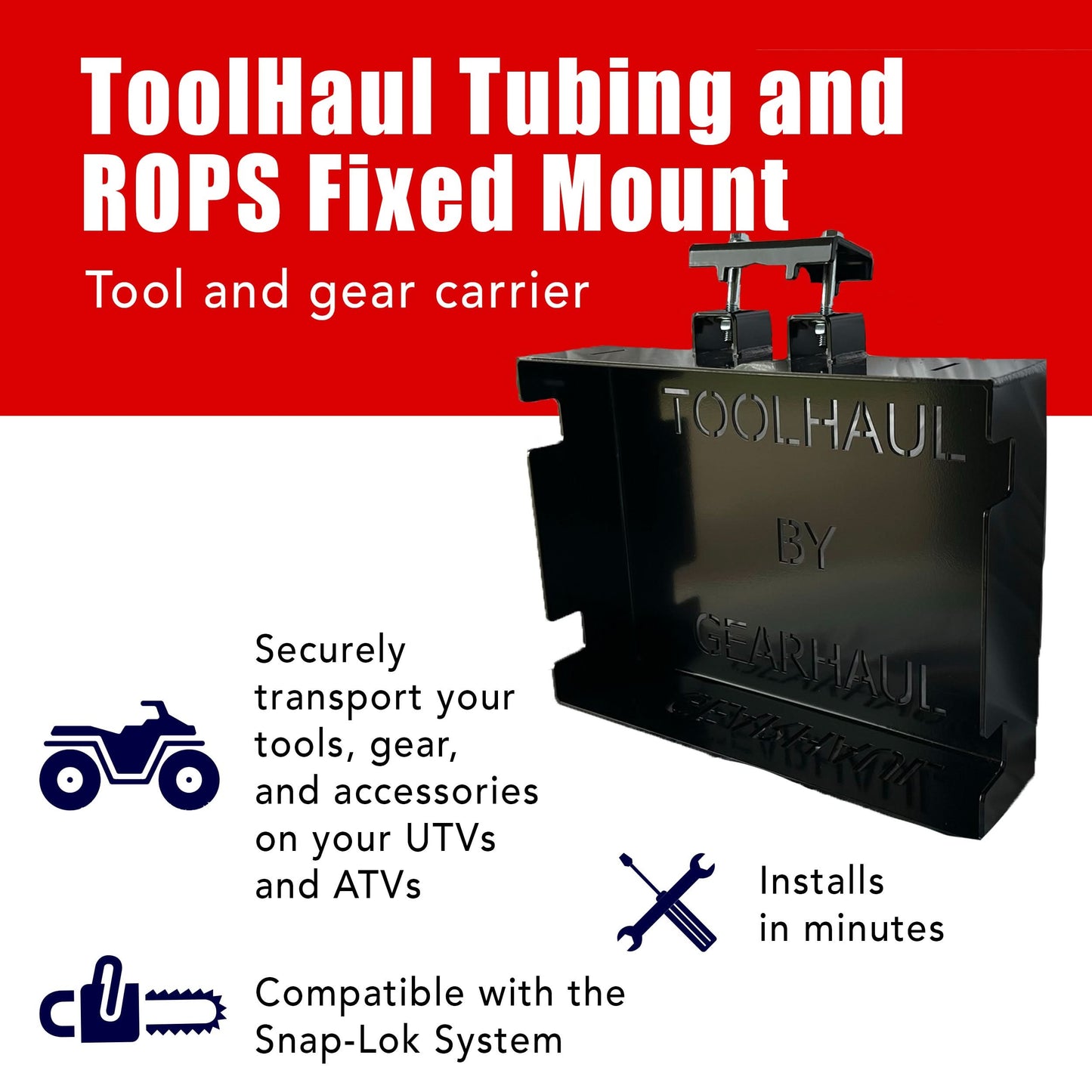 ToolHaul Fixed Mount for Tubing & ROPS