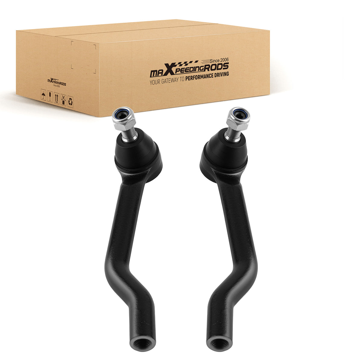 Front Left Right Outer Tie Rods Assembly For 2016 - 2025 compatible For Honda Civic Integra
