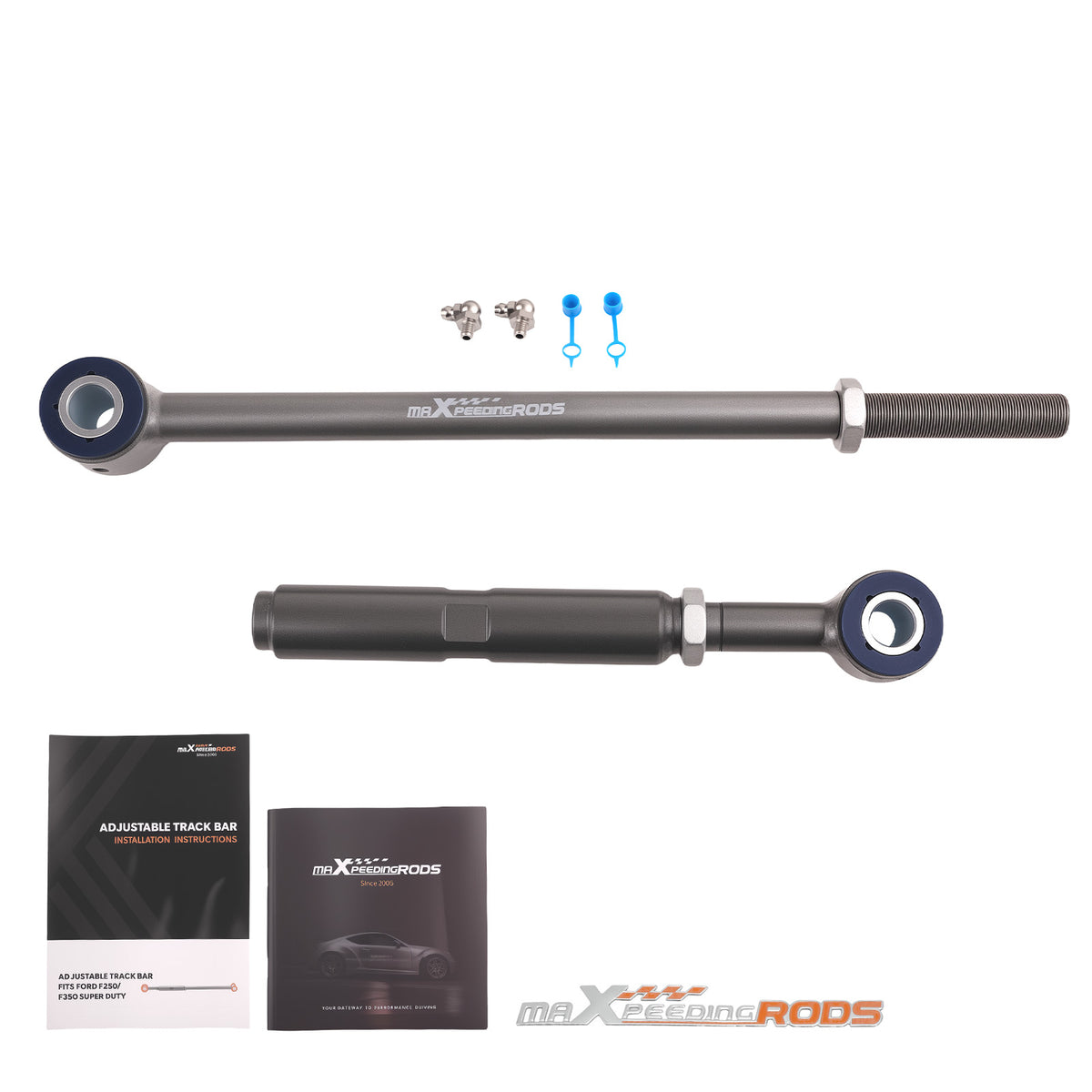 Front Adjustable Track Bar compatible For Ford F-250 99-04 compatible For Super Duty 00-05 Excursion 4X4