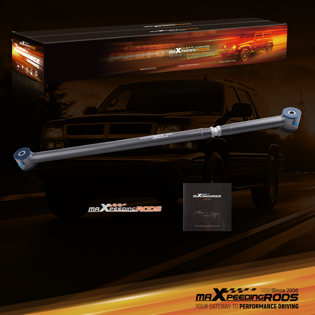 Adjustable Rear Track Bar compatible For Panhard Compatible For GM 2000-2006 compatible For Chevy GMC Yukon Cadillac H2
