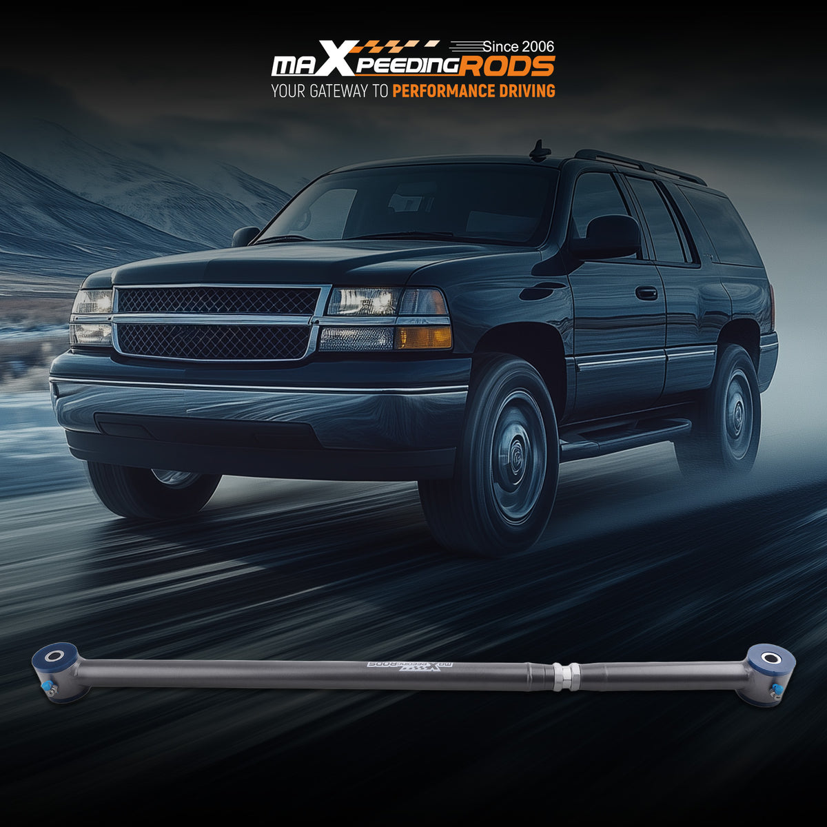 Adjustable Rear Track Bar compatible For Panhard Compatible For GM 2000-2006 compatible For Chevy GMC Yukon Cadillac H2