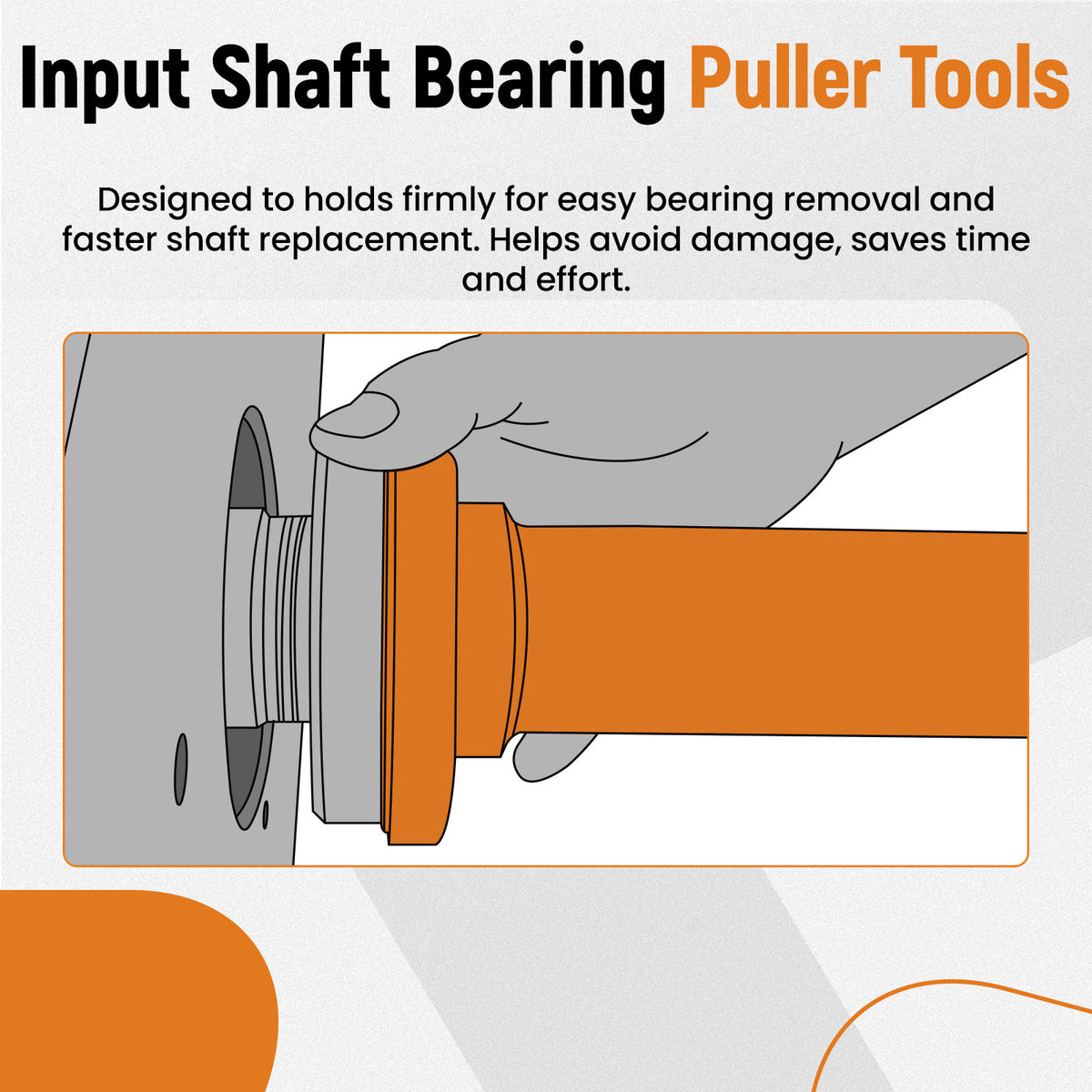 Input Shaft Bearing Puller For Eaton Fuller 4308011 For 1 3/42 Shafts