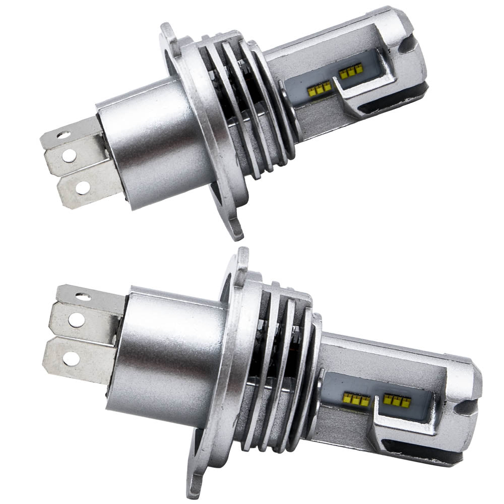 H4 9003 HB2 LED Headlight M3 For Bulb Hi/Lo Beam Kit 24000LM 6500K compatible For White x2