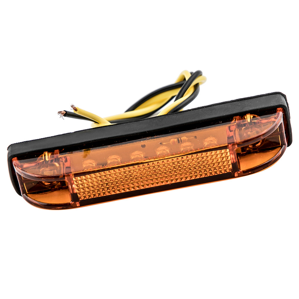 3pcs Front LED Marker Light compatible for Toyota Tundra 2014 2015 2016 2017- 12V