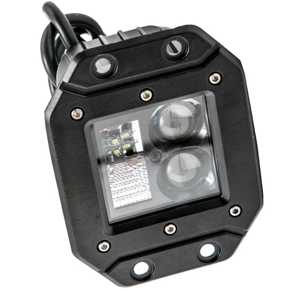5inch Dual Row Flush Mount Led Work Light Bar 200W compatible For Jeep 4x4 ATV UTV SUV