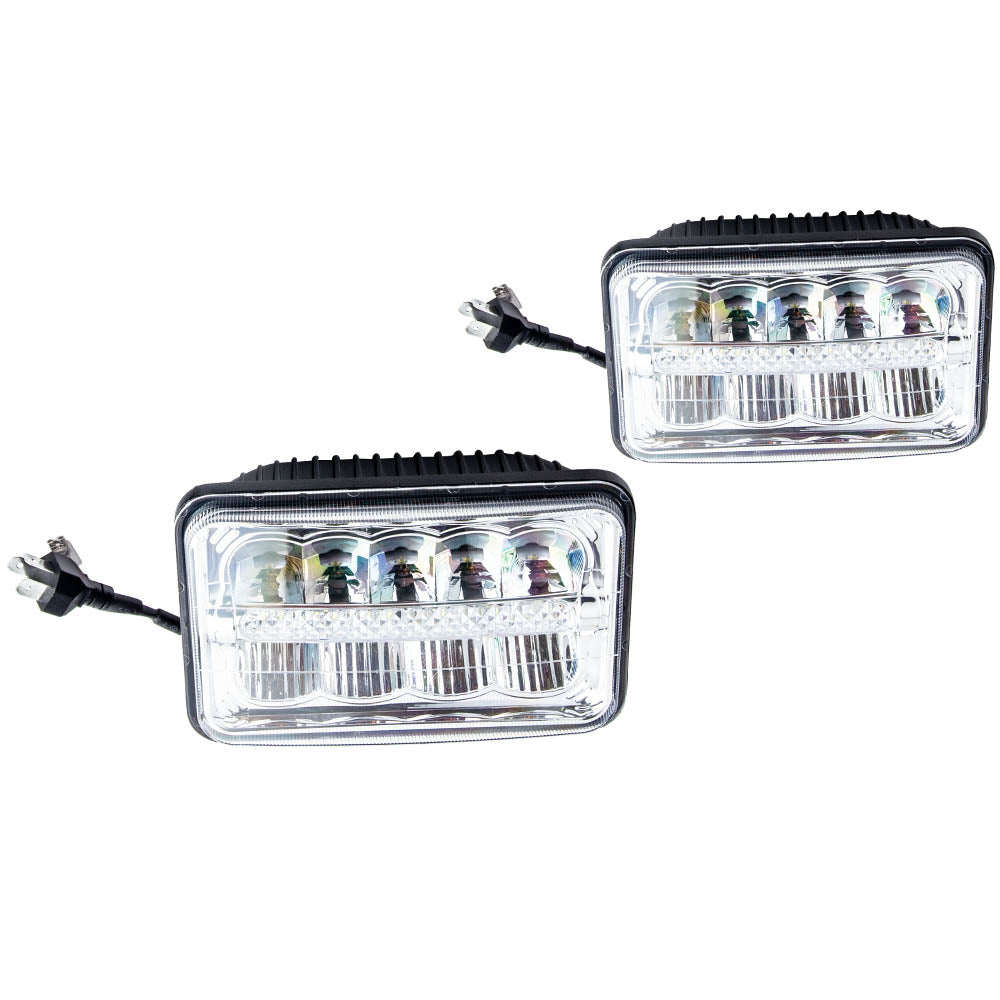 Sealed Beam LED compatible For Volkswagen Jetta Quantum 1980-1986 3000LM/1500LM Headlamp