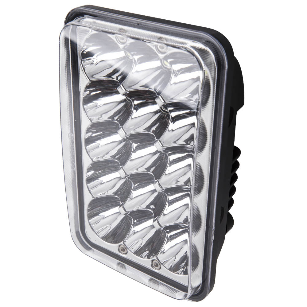 4x6 LED Headlight Assembly compatible For Peterbilt 379 378 357 compatible For Kenworth T800 H4656 H4666