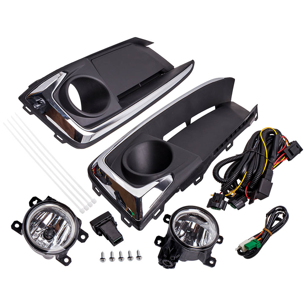 Fog Light Assembly compatible For Honda Civic 2019 2020 33950T5RA01 Left Right Clear Lens