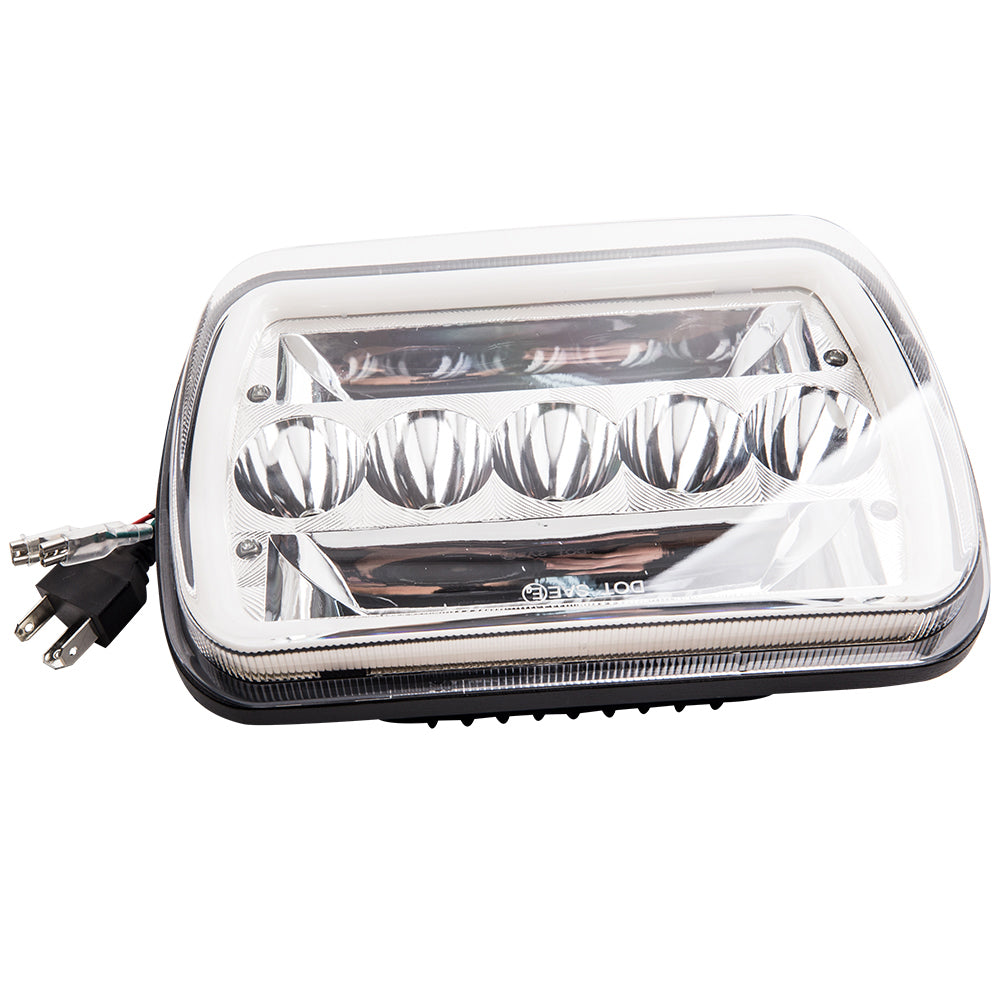7X6inch LED Headlight Adapter compatible For GMC Savana 3500 1998-2002 2004 2007 2009-2012