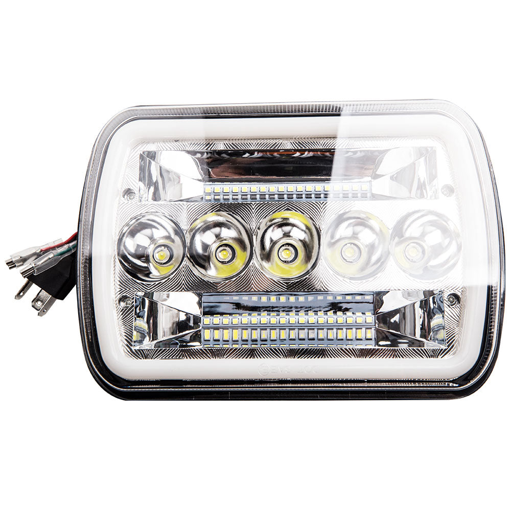 7X6inch LED Headlight Adapter compatible For GMC Savana 3500 1998-2002 2004 2007 2009-2012