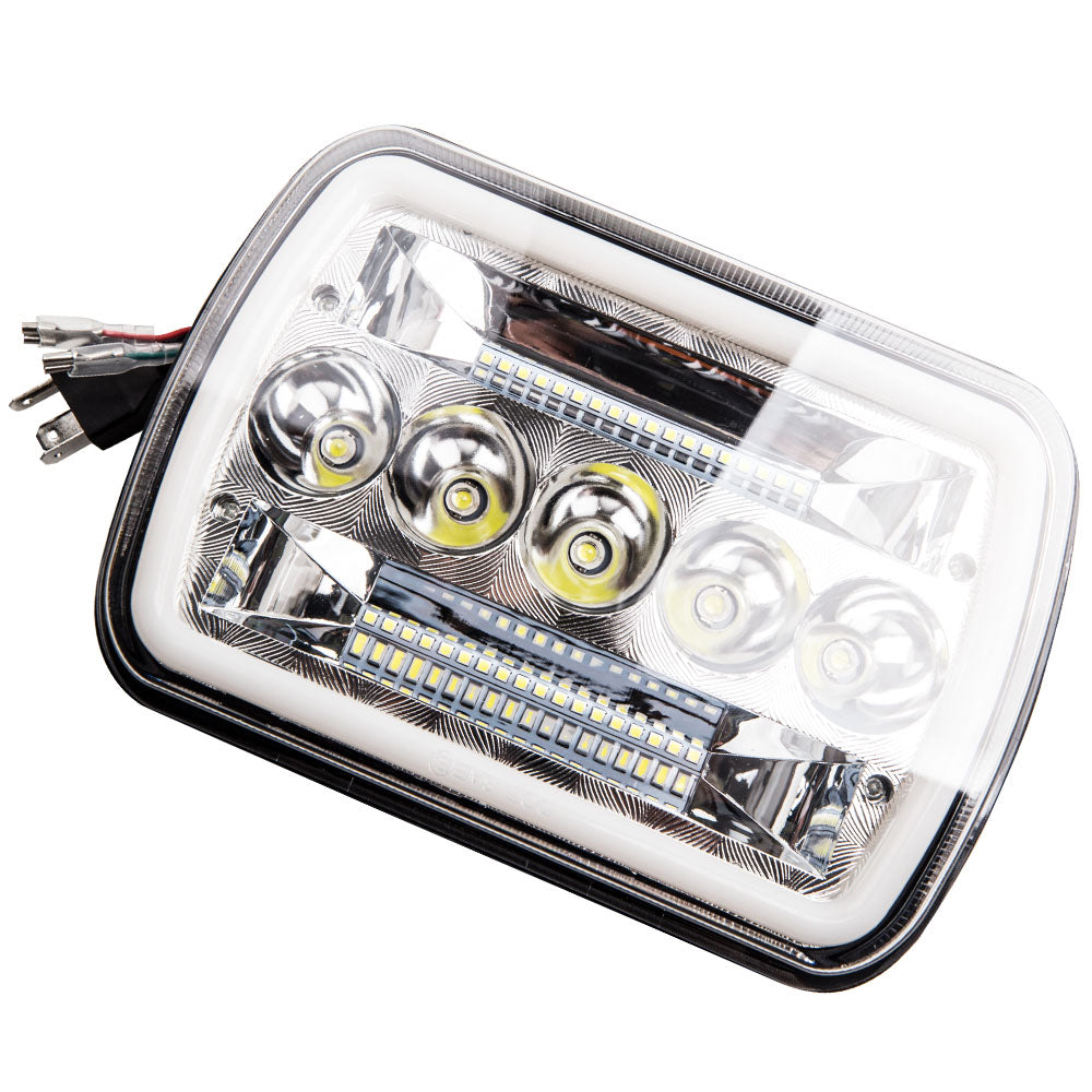 7X6inch LED Headlight Adapter compatible For GMC Savana 3500 1998-2002 2004 2007 2009-2012