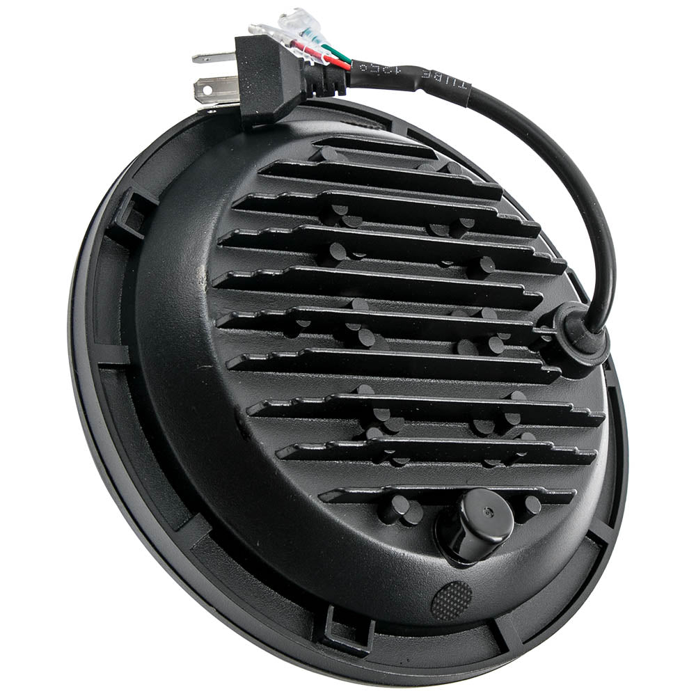 7 Round LED Headlights compatible For Jeep Wrangler Sport JK JL TJ LJ CJ 2 Pack