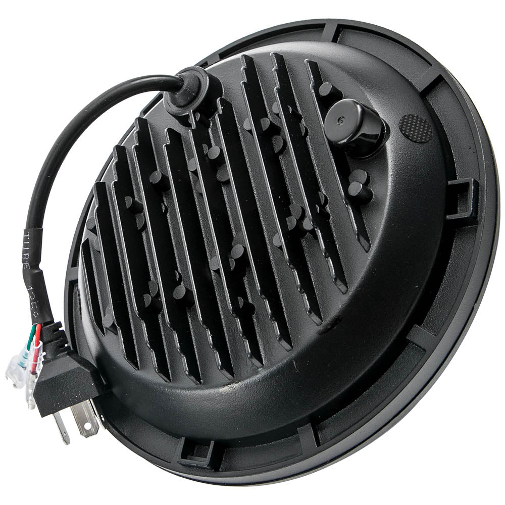 7 Round LED Headlights compatible For Jeep Wrangler Sport JK JL TJ LJ CJ 2 Pack
