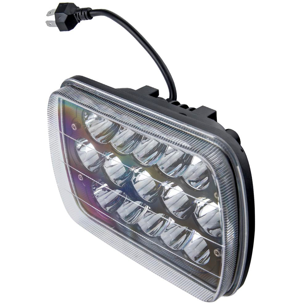 7X6 6X7inch LED BULB Headlight Headlamp Fit For Pickup Truck compatible For Jeep