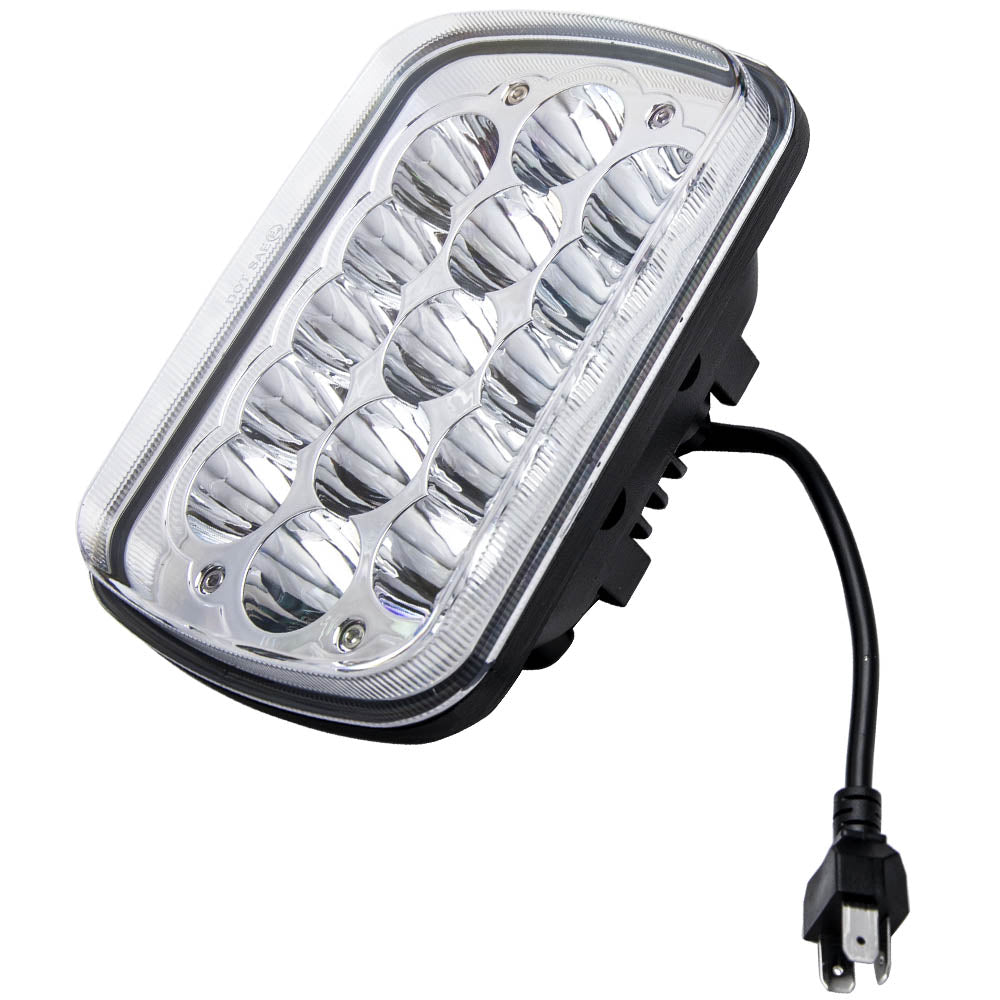 Pair 7X6 5X7 45W LED Beam ReplacementFor Pickup Truck compatible For Jeep Wrangler x2