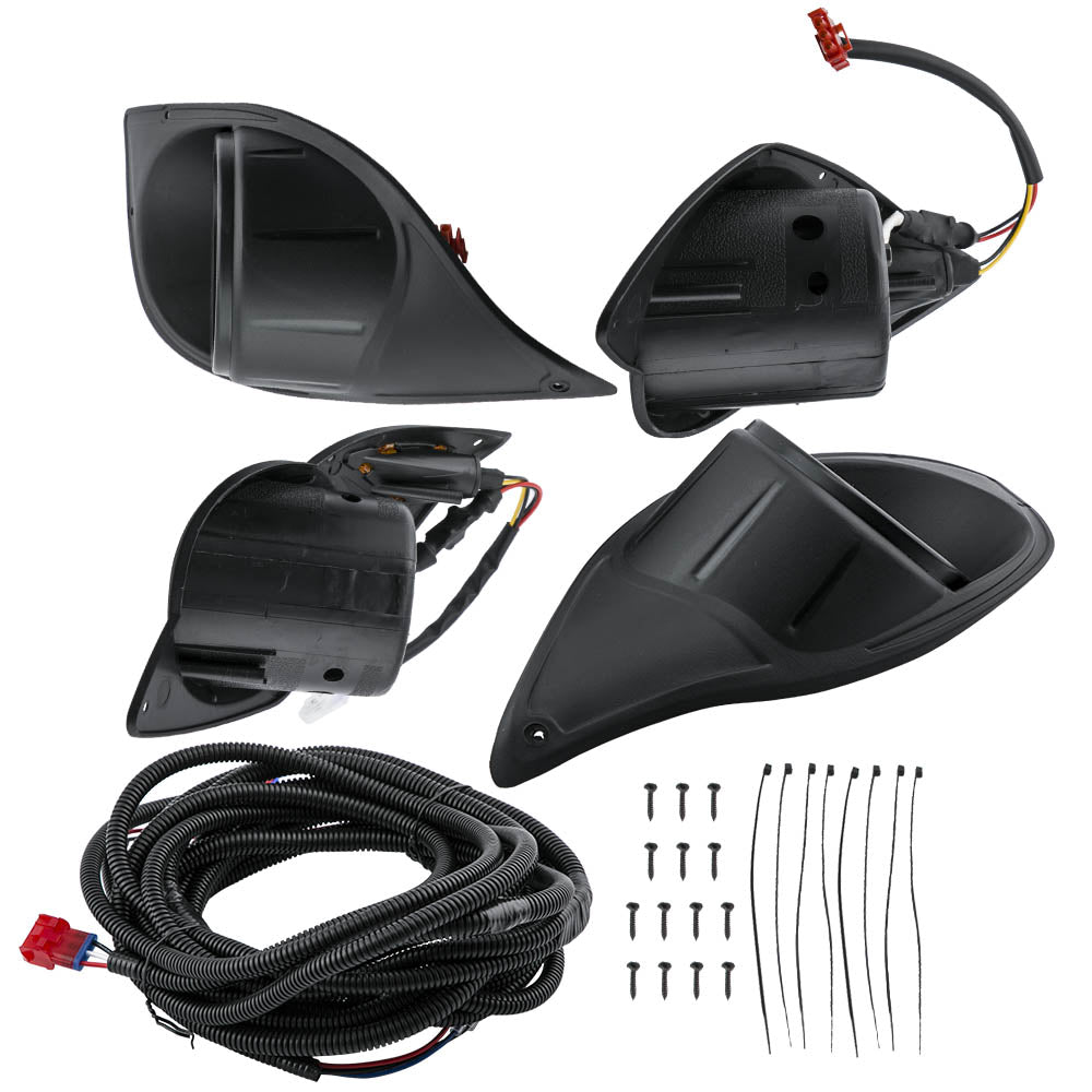 PlugPlay LED Light Kit compatible For Yamaha G29 Drive compatible For Golf Cart 2007+ Front Rear Set