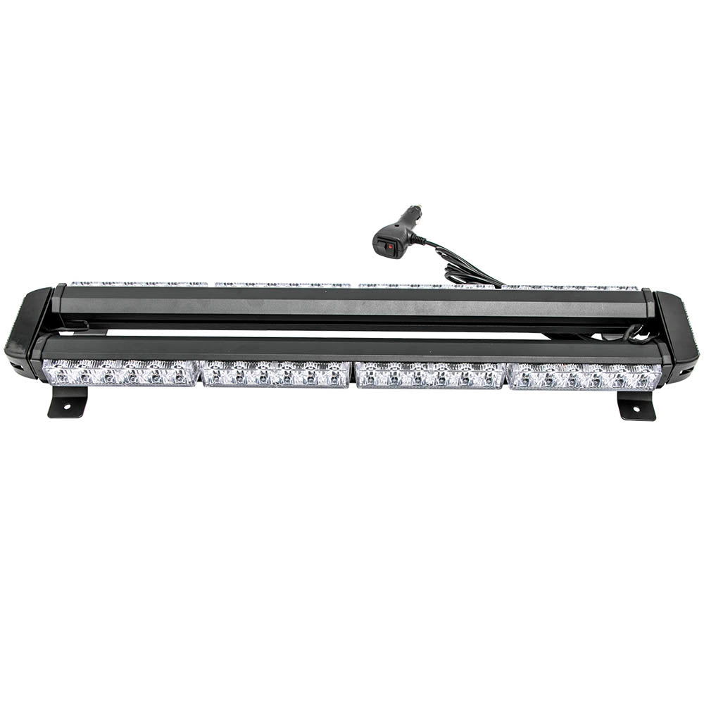 Side Light BarLED Traffic Advisor 26.5 x 4 Strobe Light Bar Yellow/Compatible For White