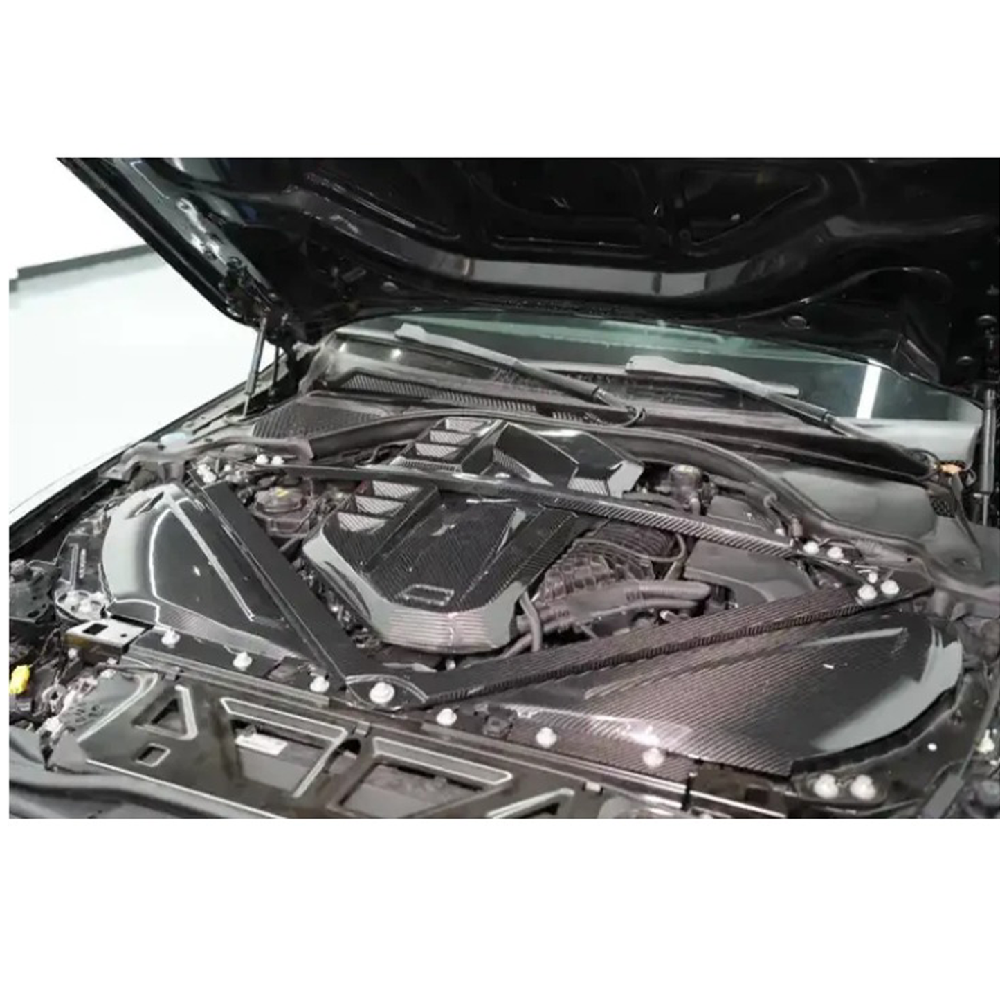 Carbon Fiber Engine Strut Brace Bar for BMW G80 M3 G82 G83 M4