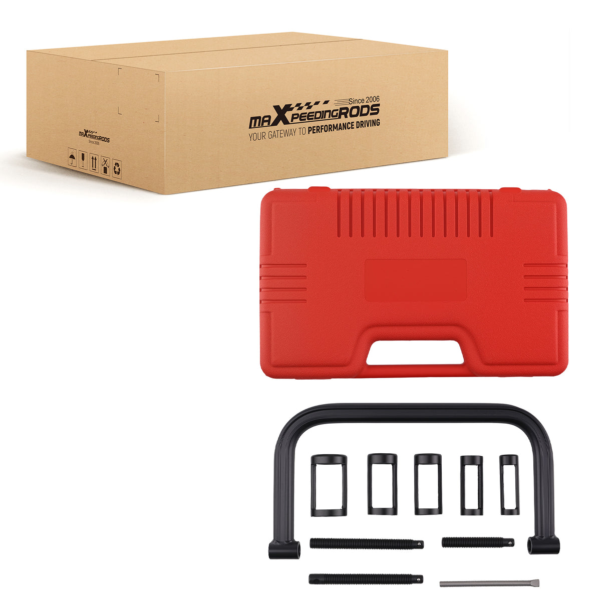10 Piece Valve Spring Tool Kit For Auto Engine Repair with Storage compatible For Case Steel