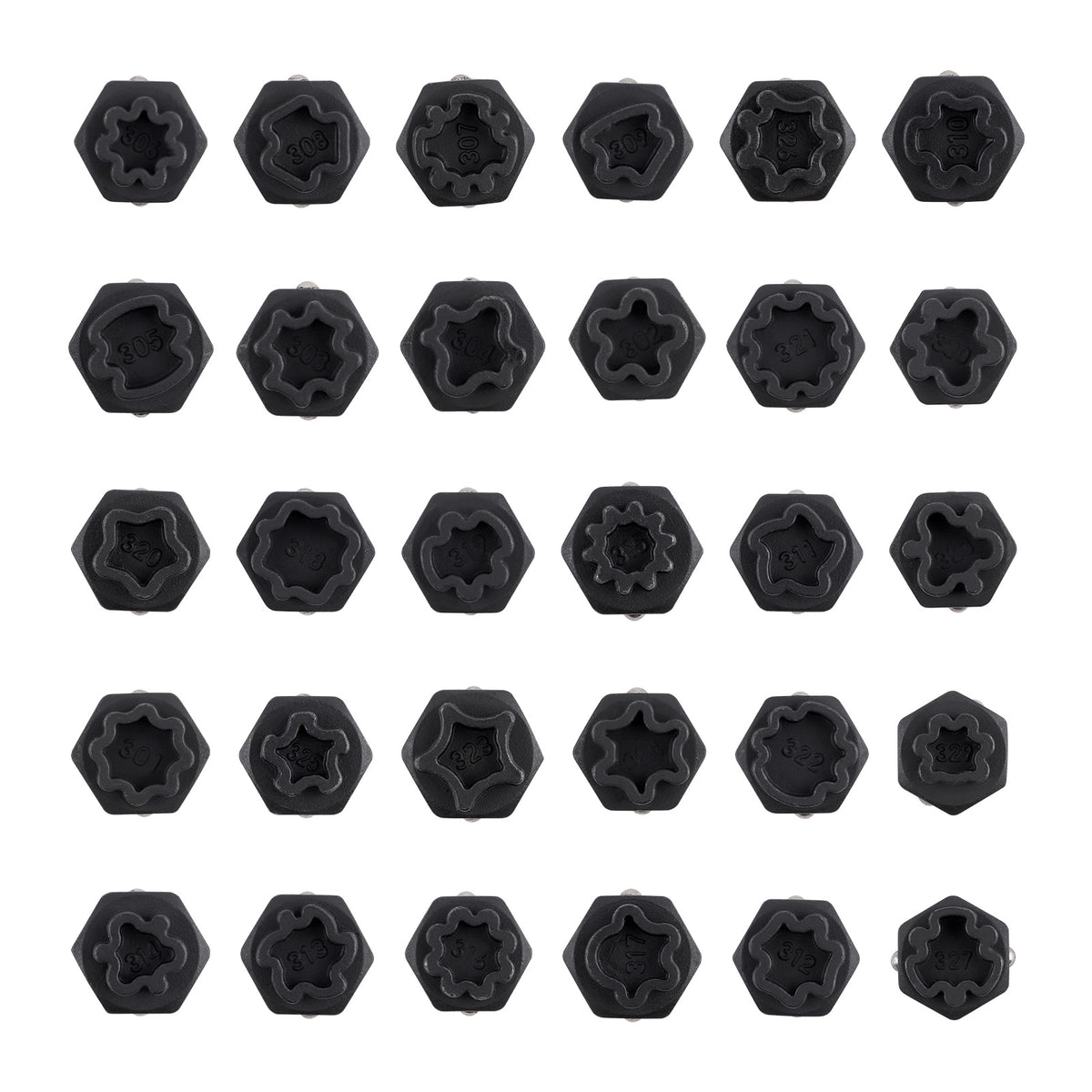 Anti-theft Wheel Lock Lug Nut Key Socket Set Remover Tool Kit compatible For Mercedes-Benz