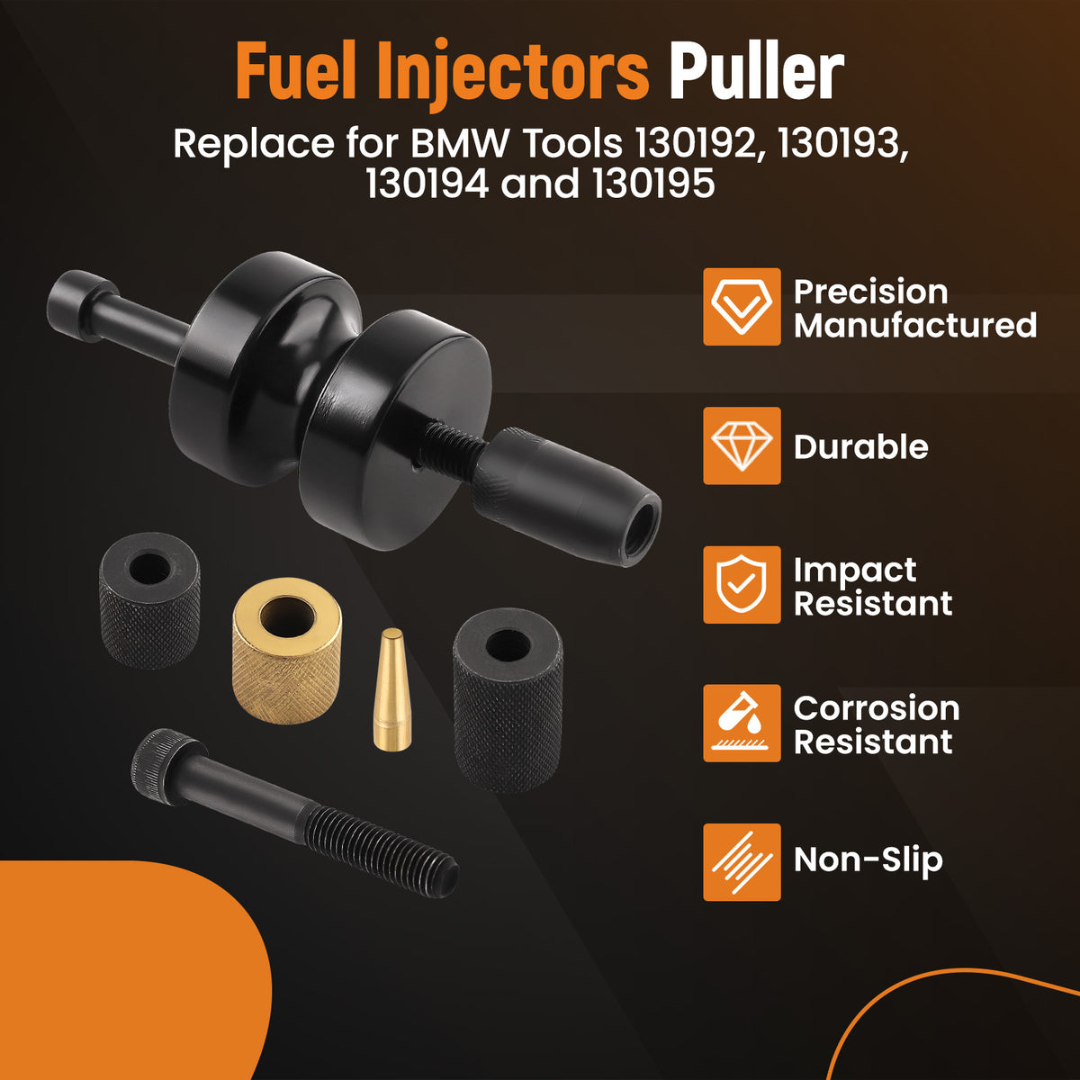 Injector Puller and Seal Installer Tools compatible For BMW N14 N18 N54 N63 diesel engines