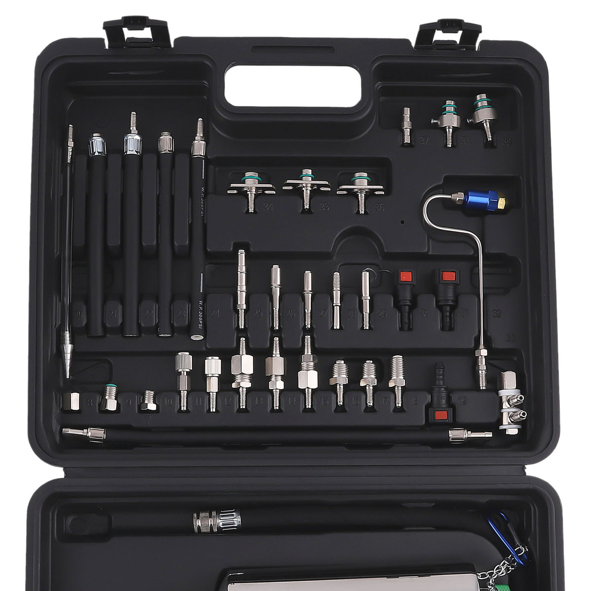Petrol Fuel Injector Tester Cleaner Non-Dismantle Fuel System Cleaning Tool Kit