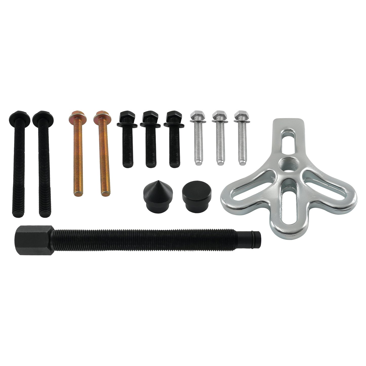 13pc Crankshaft Harmonic Balancer Puller Carbon Steel Engine Removal Tool Set