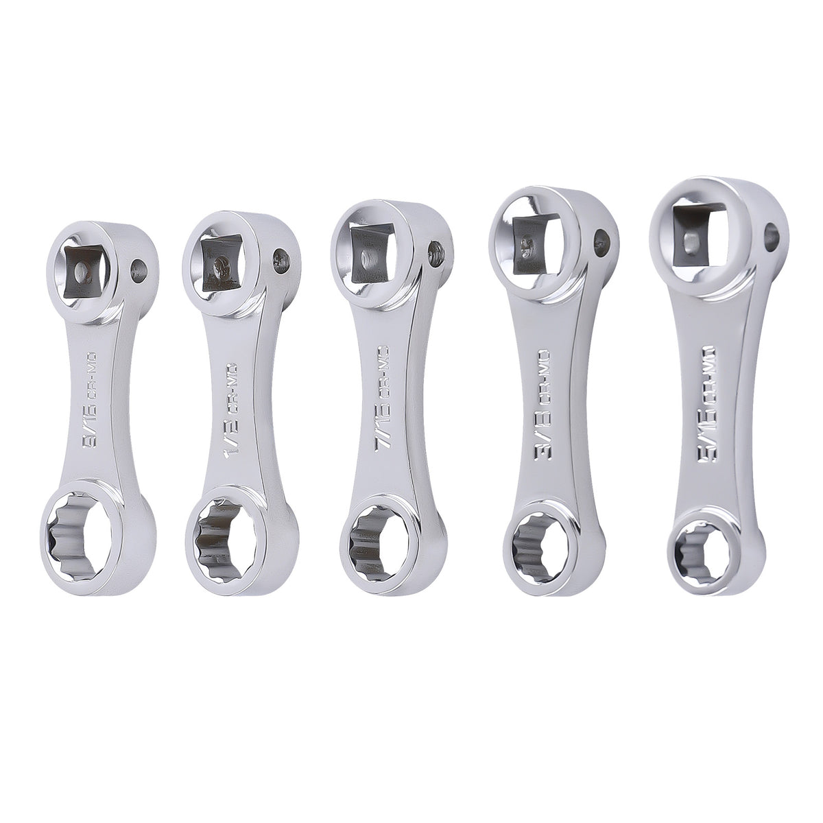 12PCS Torque Adapter Set SAE, 5/16, 3/8, 7/16, 1/2, 9/16, 5/8, 11/16