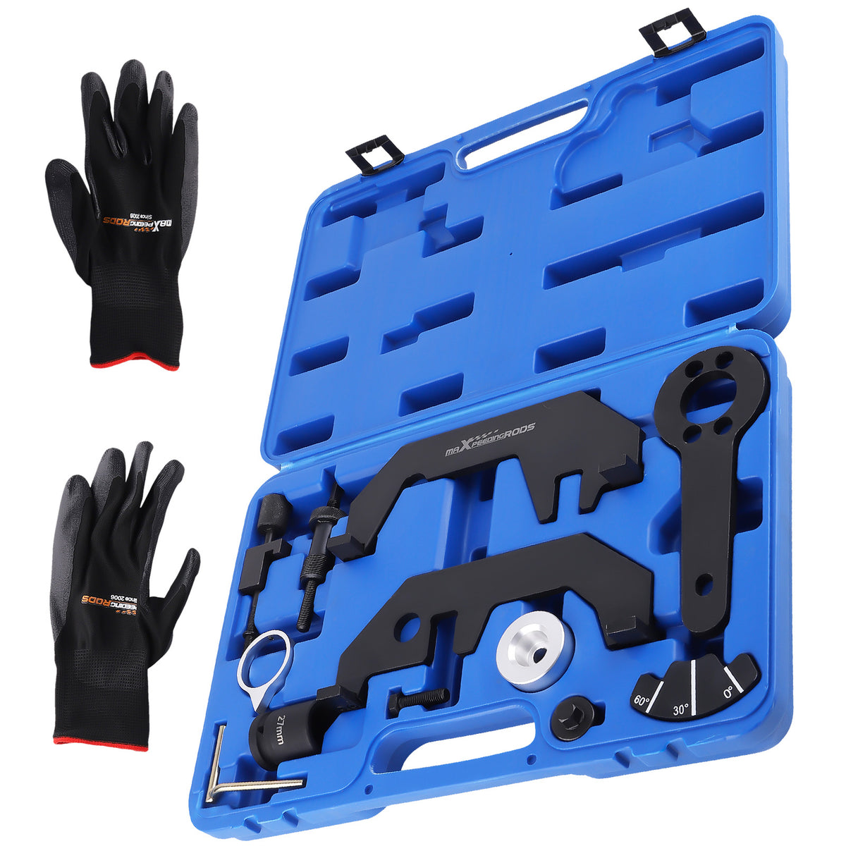 Camshaft Alignment Holding Tool Kit w/ Tension Tool compatible For Ford Edge 3.5L 3.7L