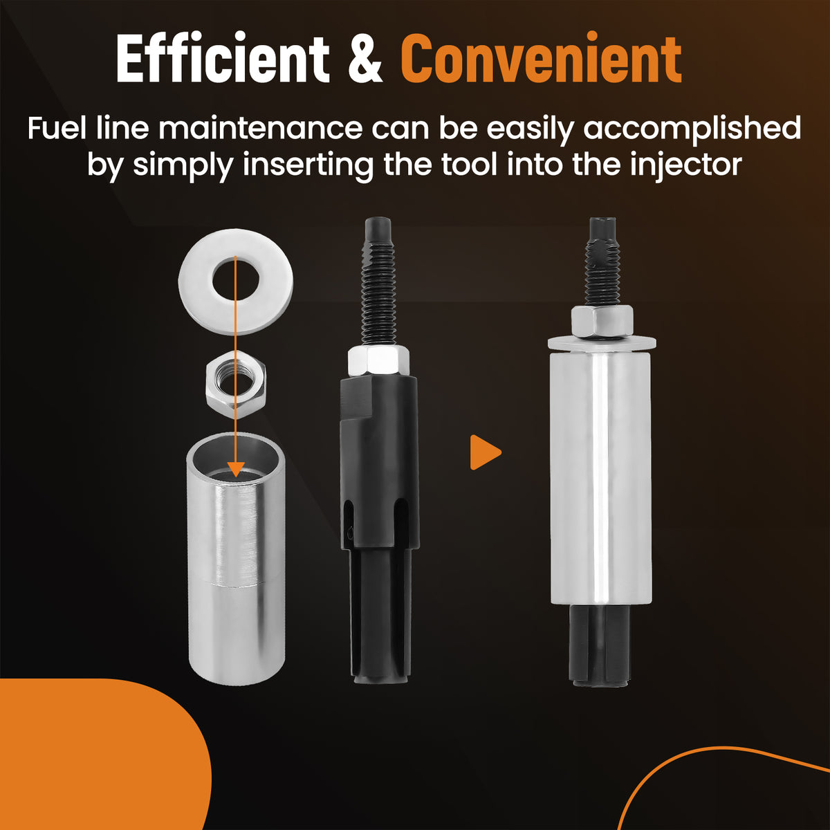 Injector Tube Remover Installer Tools Kit compatible For GM Duramax 6.6L Diesel 2001~2020