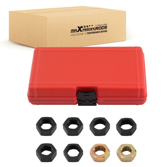8pc Axle Die Tool compatible for FWD Vehicles M24X2.0 M22X1.5 M20X1.25 Thread Repair Steel